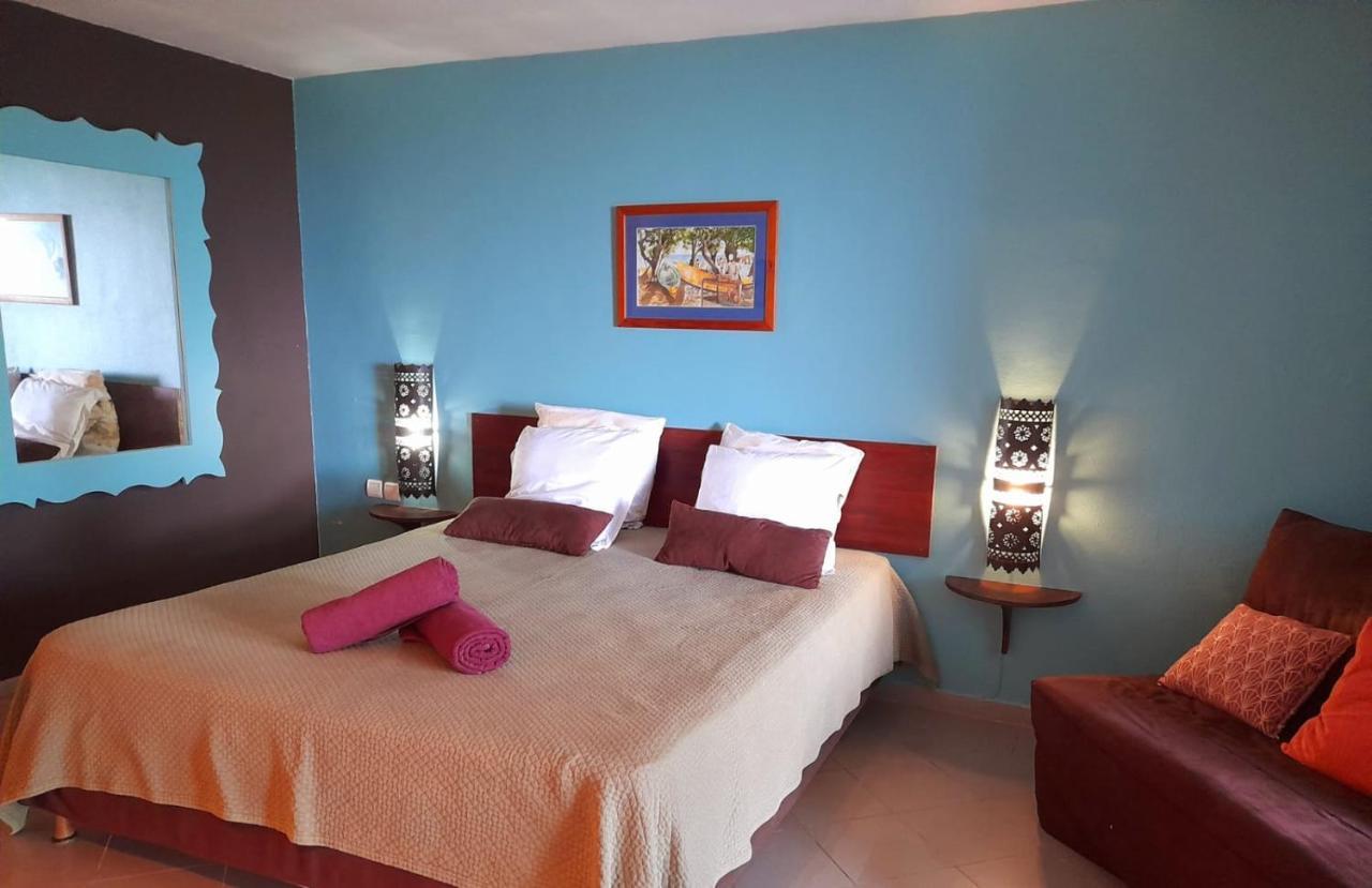 Ilet Bleu Studio Cosy Rdc Vue Mer Et Jardin - Acces Direct Plage Le Gosier  Εξωτερικό φωτογραφία
