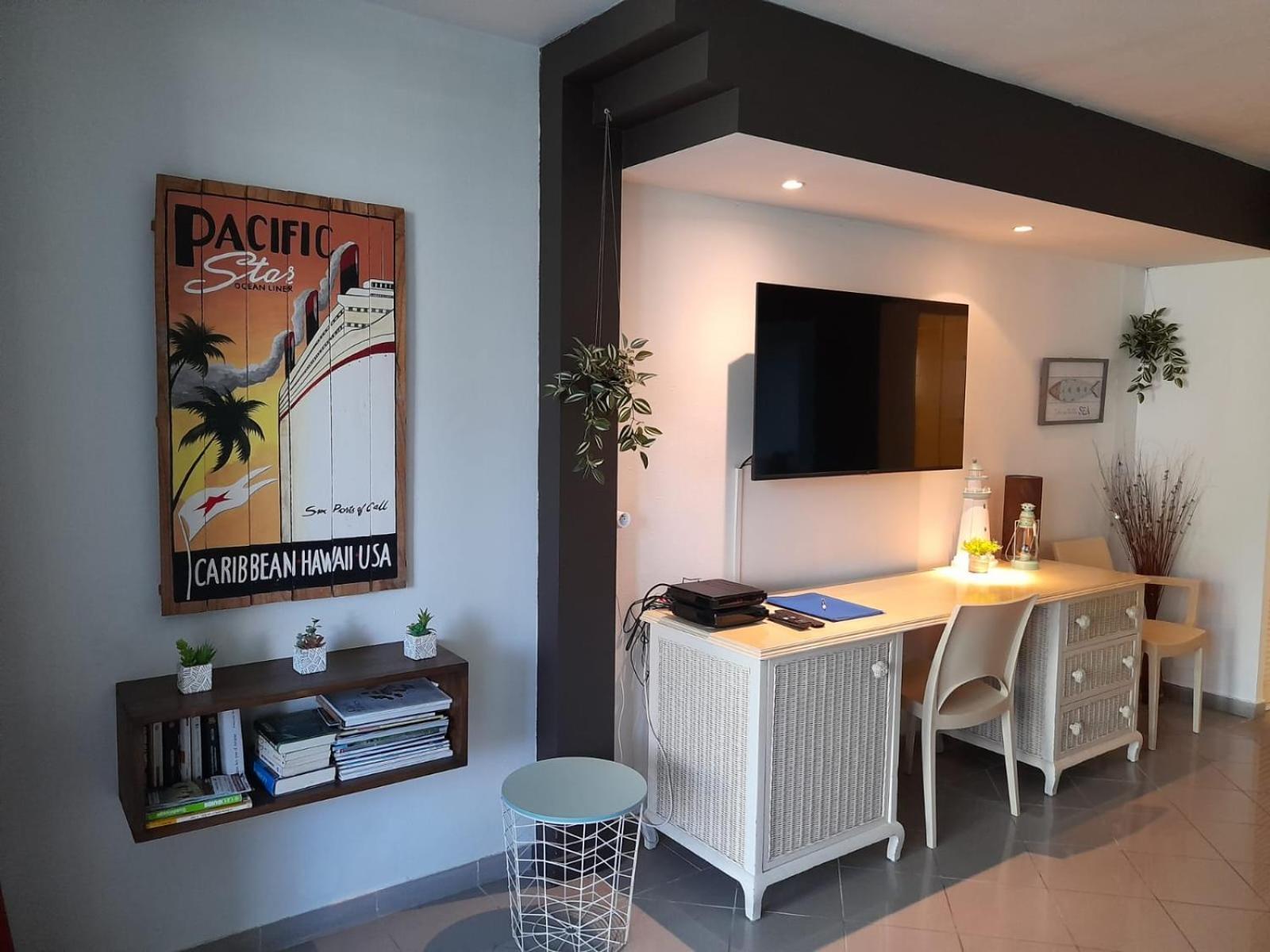 Ilet Bleu Studio Cosy Rdc Vue Mer Et Jardin - Acces Direct Plage Le Gosier  Εξωτερικό φωτογραφία